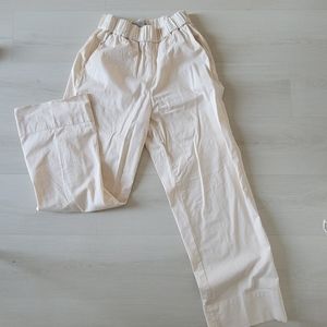 Everlane wide leg pants to cream